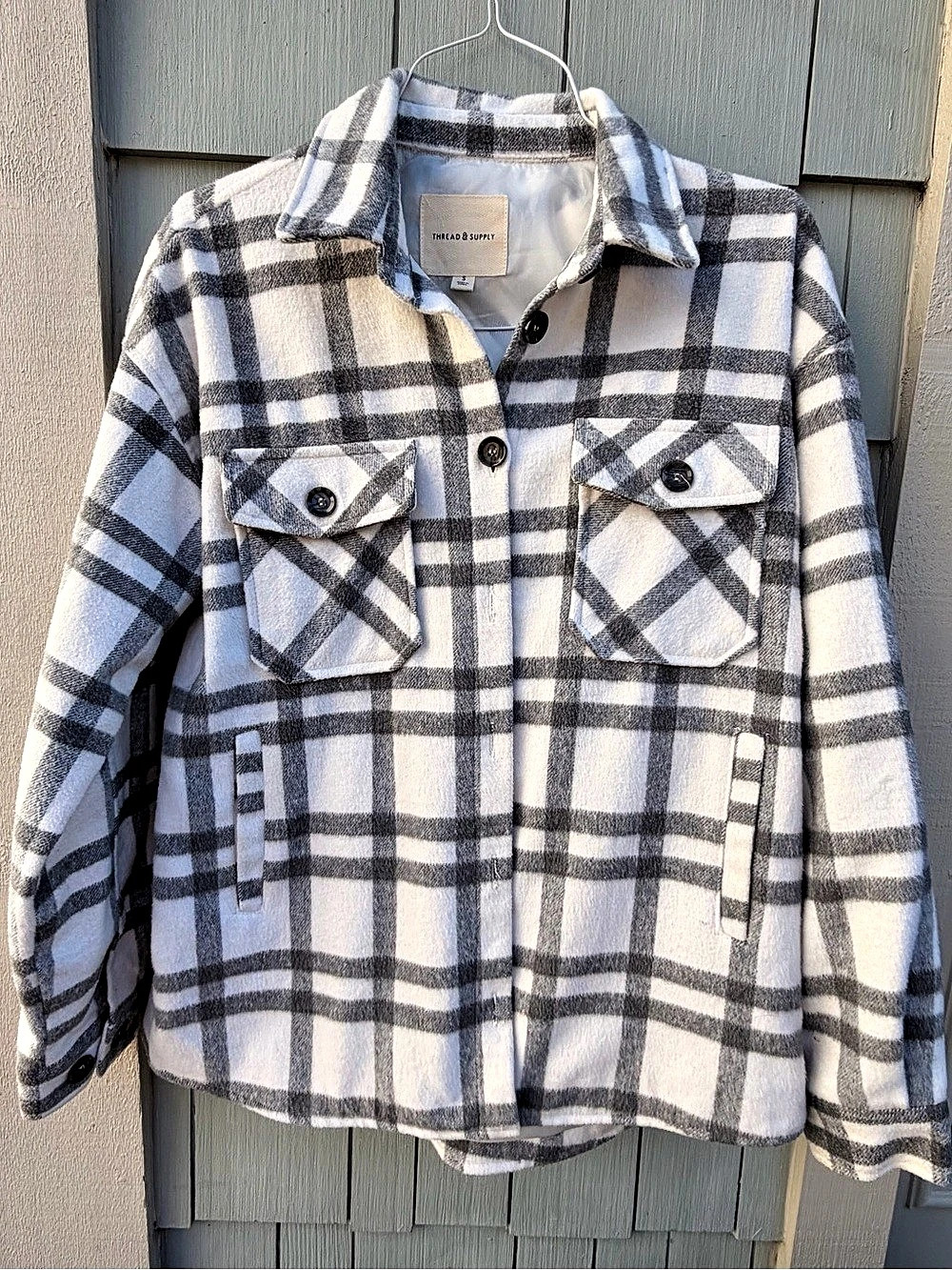 Thread & Supply Plaid Shirt Jacket